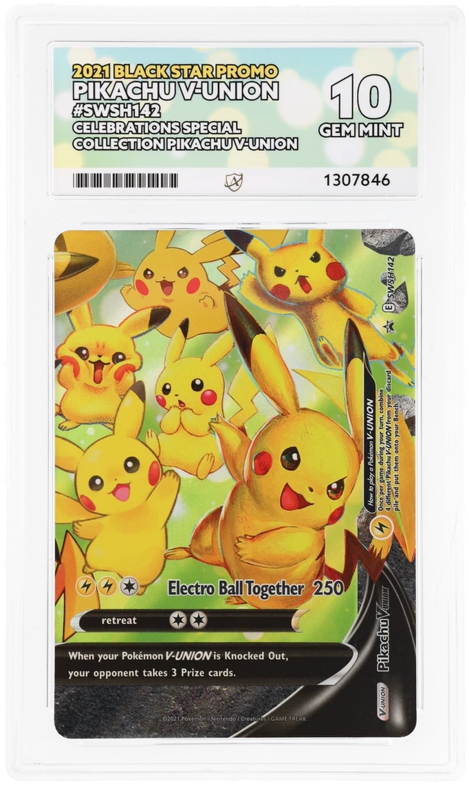 Pikachu V-Union - SWSH141 & SWSH142 - Sequential ACE 10
