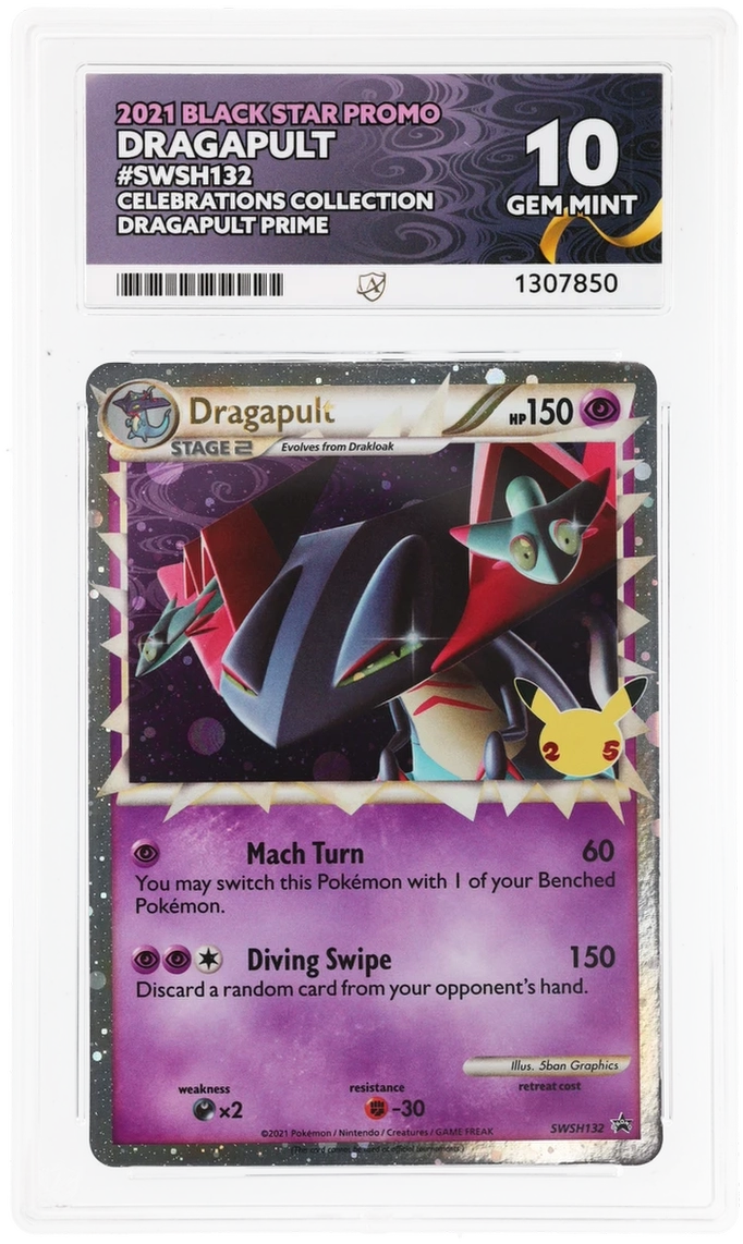 Dragapult - SWSH132 - 25th Celebrations Promo - Ace 10