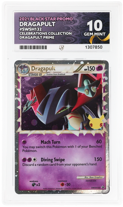Dragapult - SWSH132 - 25th Celebrations Promo - Ace 10