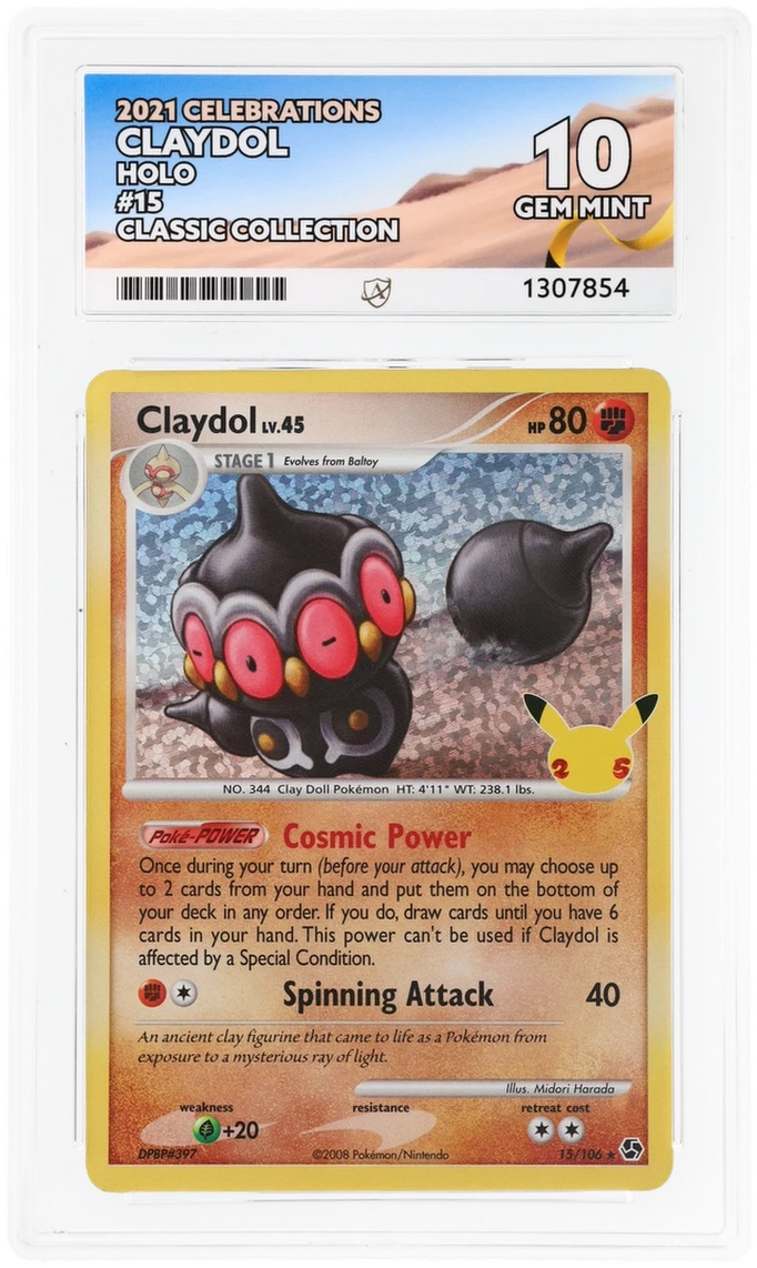 Claydol - 15/106 - 25th Celebrations Classic Collection - Ace 10