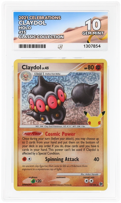 Claydol - 15/106 - 25th Celebrations Classic Collection - Ace 10