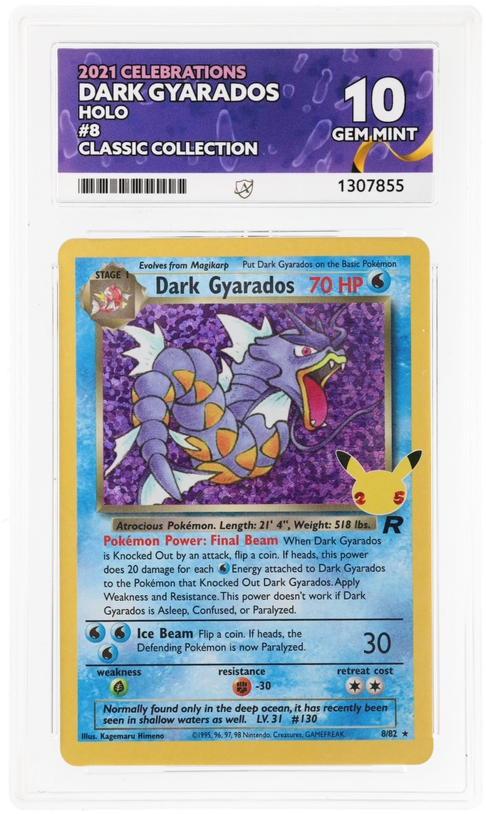 Dark Gyarados - 8/82 - 25th Celebrations Classic Collection - Ace 10