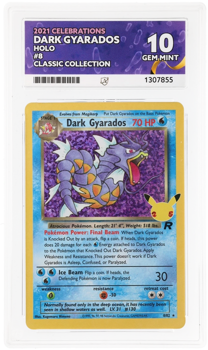 Dark Gyarados - 8/82 - 25th Celebrations Classic Collection - Ace 10