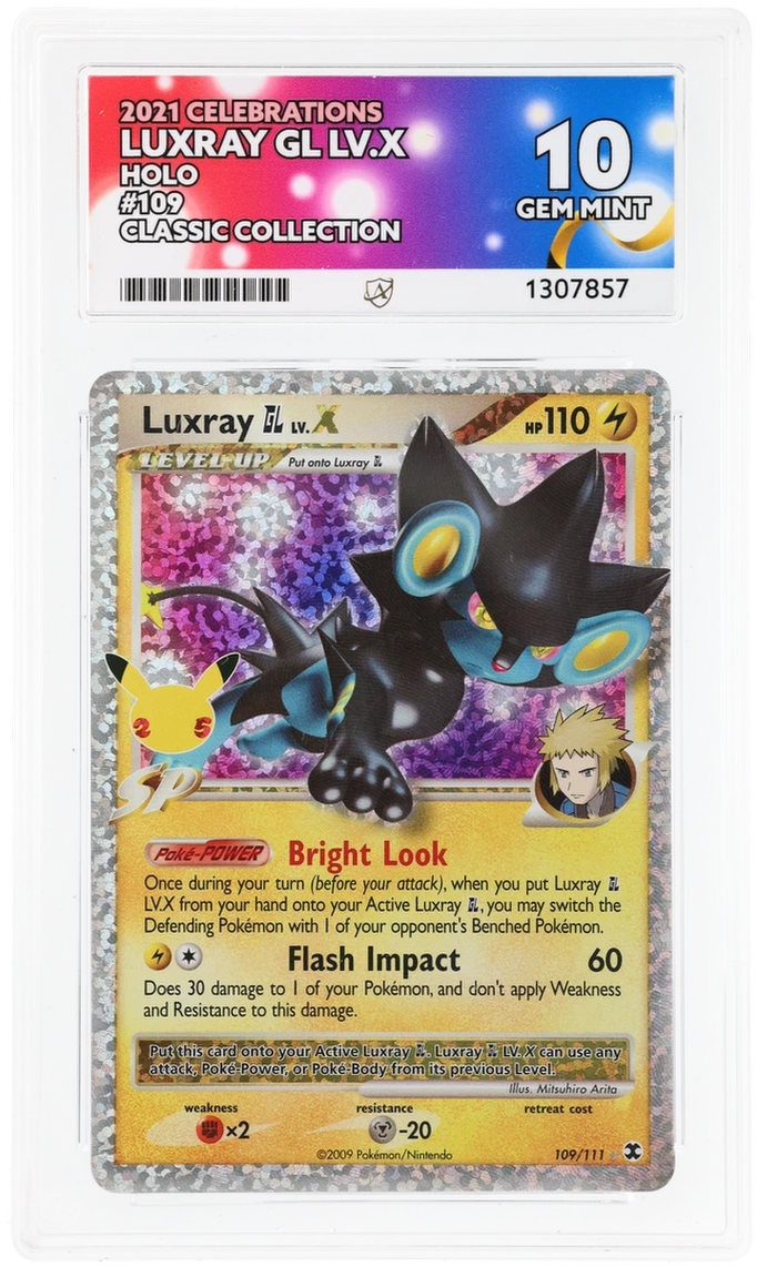 Luxray GL Lv.X - 109/111 - 25th Celebrations Classic Collection - Ace 10