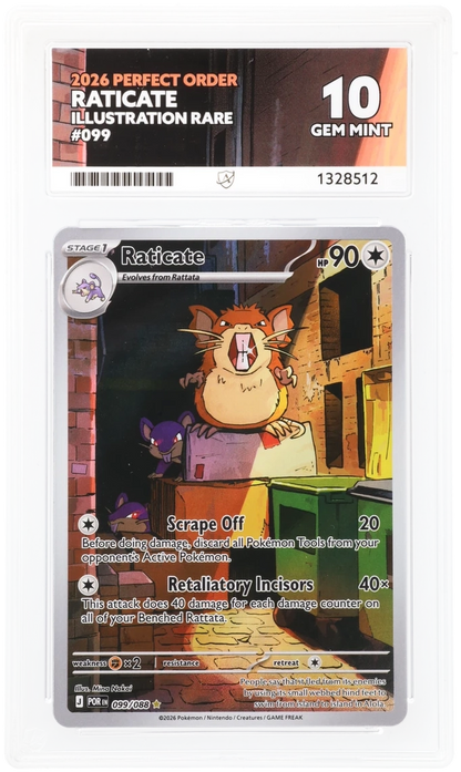 Raticate - 099/088 - Perfect Order - Illustration Rare - Ace 10