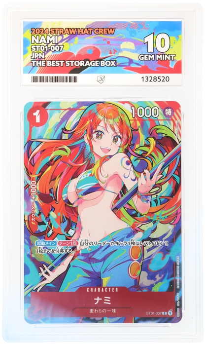 Nami - ST01-007 - The Best Storage Box - Promo - Ace 10 - w/Slab Guard