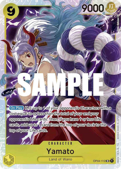 Yamato OP04-112 Kingdoms of Intrigue One Piece Foil Super Rare