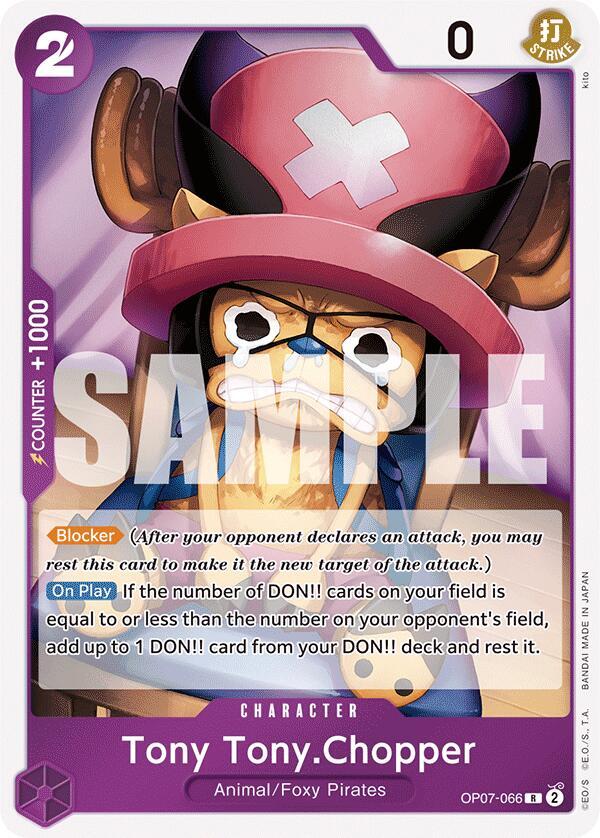 Tony Tony.Chopper (066) OP07-066 500 Years in the Future One Piece Foil Rare