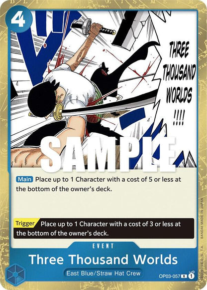Three Thousand Worlds OP03-057 Pillars of Strength One Piece Foil Rare