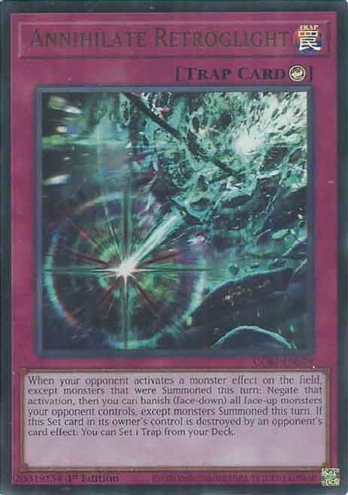 Annihilate Retroglight CORI-EN079 Chaos Origins Yu-Gi-Oh 1st Edition NM