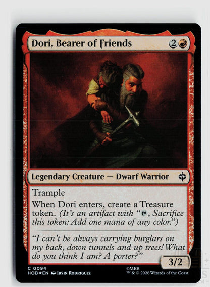 Dori, Bearer of Friends 94 The Hobbit Magic: The Gathering Foil Common