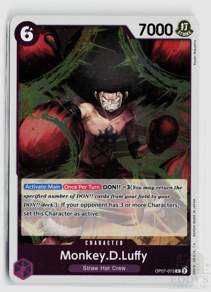 Monkey.D.Luffy (073) OP07-073 500 Years in the Future One Piece Foil Rare