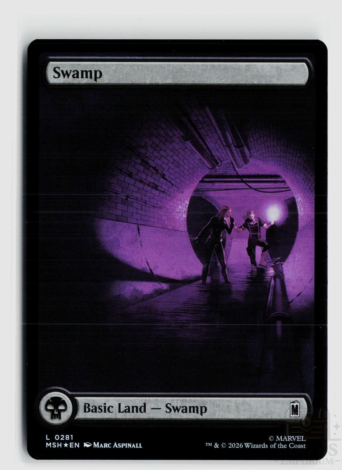 Swamp (0281) 281 Marvel Super Heroes Magic: The Gathering Foil