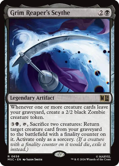 Grim Reaper's Scythe 658 Commander: Marvel Super Heroes Magic: The Gathering