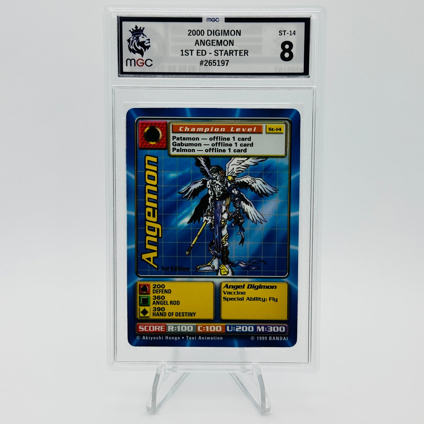 Angemon 1st Ed - ST-14 - Digimon Starter Deck (2000) - MGC 8