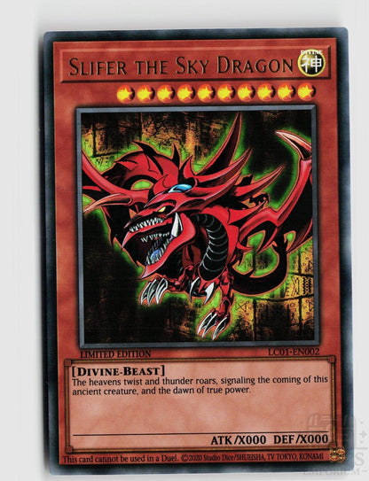 Slifer the Sky Dragon (25th Anniversary Edition) LC01-EN002 Yu-Gi-Oh Legendary Collection: 25th Anniversary Edition