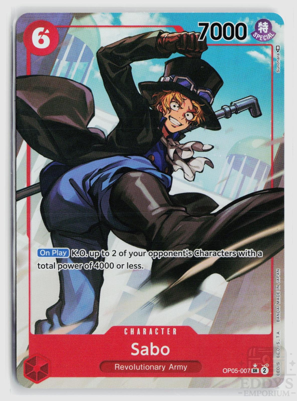 Sabo (007) (Alternate Art) OP05-007 Awakening of the New Era One Piece Foil