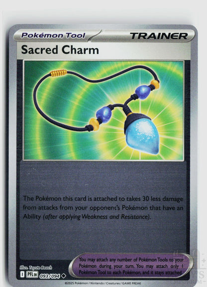 Sacred Charm 093/094 Phantasmal Flames Pokemon Reverse Holo