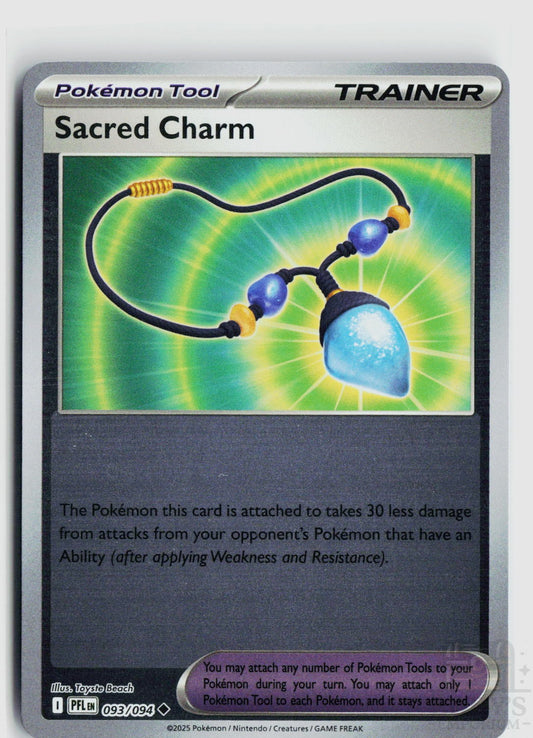 Sacred Charm 093/094 Phantasmal Flames Pokemon Reverse Holo