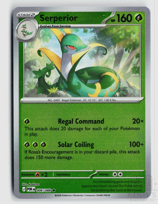 Serperior 006/088 Perfect Order Pokemon Reverse Holo