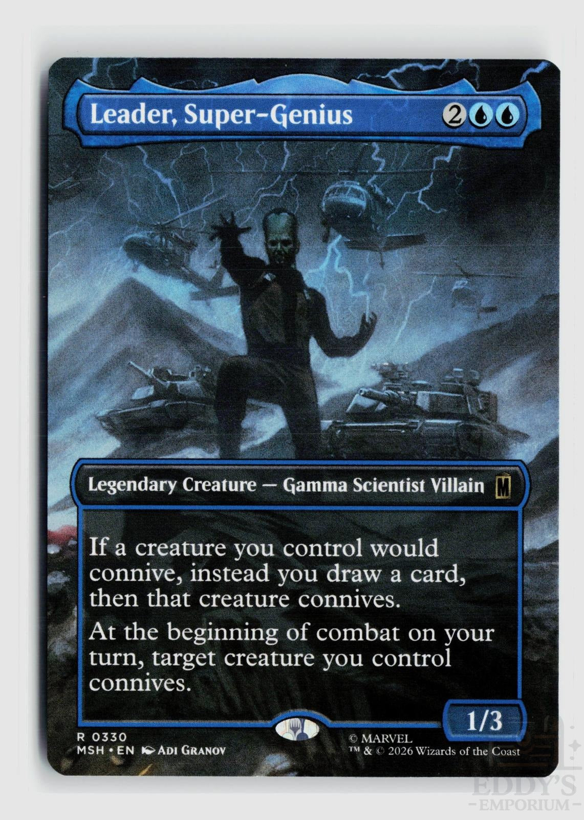 Leader, Super-Genius (Borderless) 330 Marvel Super Heroes Magic: The Gathering