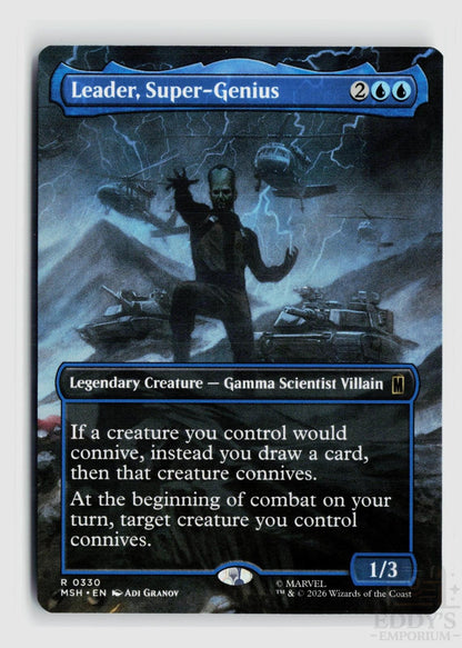 Leader, Super-Genius (Borderless) 330 Marvel Super Heroes Magic: The Gathering