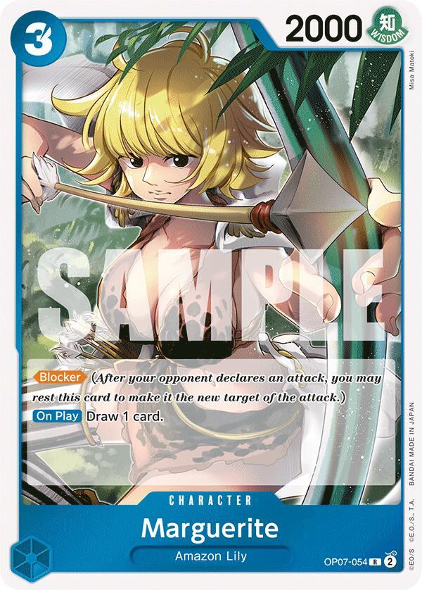Marguerite OP07-054 500 Years in the Future One Piece Foil Rare