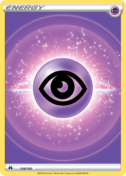 Psychic Energy 156/159 Crown Zenith Pokemon Holo Ultra Rare NM