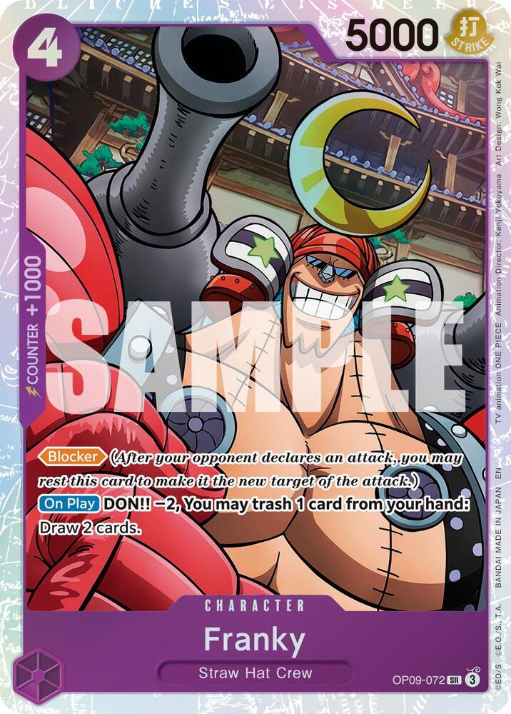 Franky (Reprint) OP09-072 Premium Booster -The Best- Vol. 2 One Piece Foil