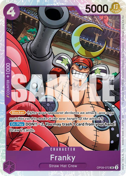 Franky (Reprint) OP09-072 Premium Booster -The Best- Vol. 2 One Piece Foil