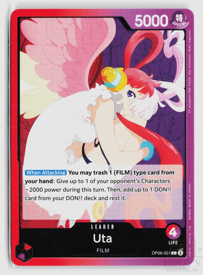 Uta OP06-001 Wings of the Captain One Piece Leader