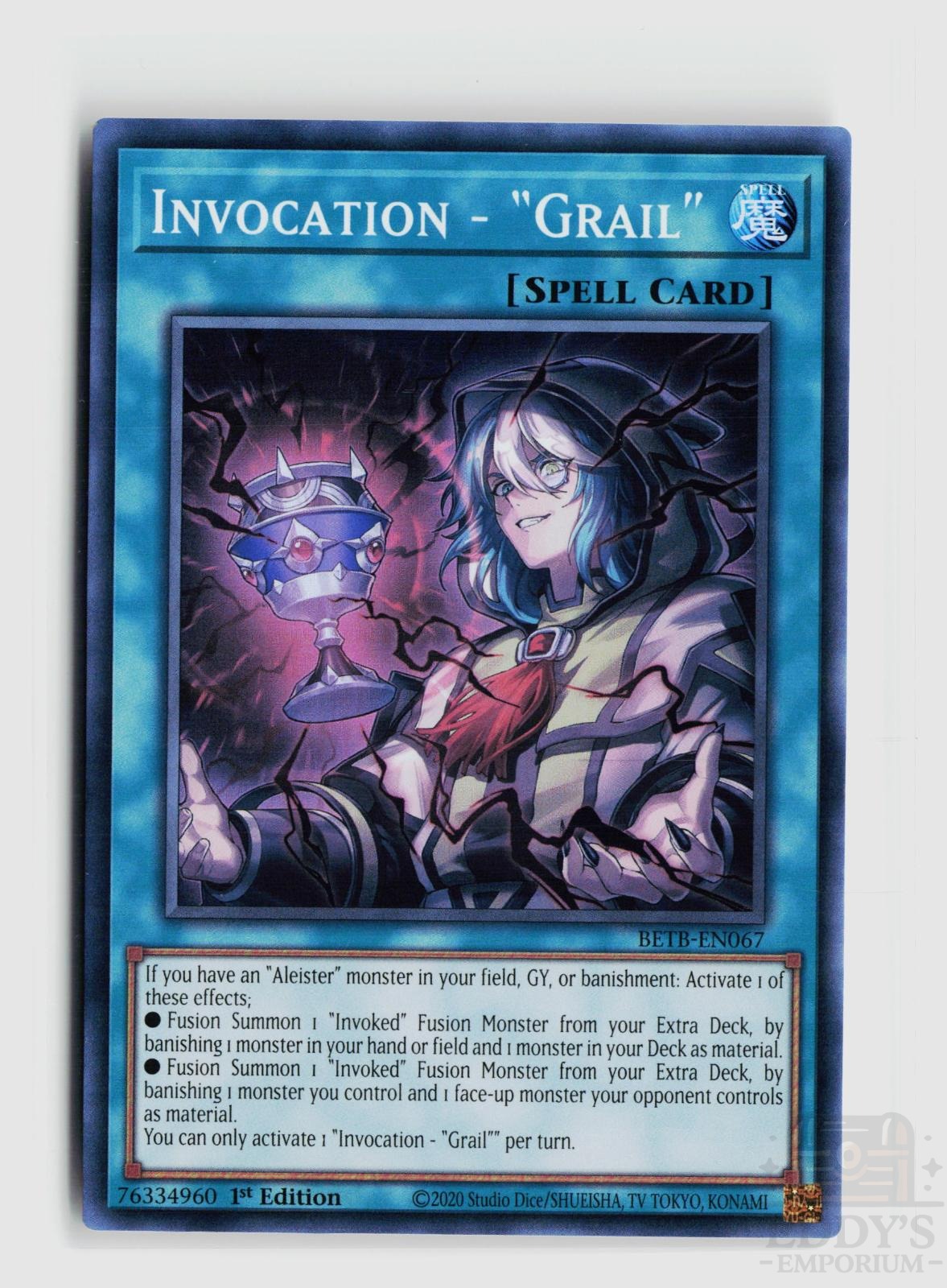 Invocation - "Grail" BETB-EN067 Beyond the Brave Yu-Gi-Oh 1st Edition NM