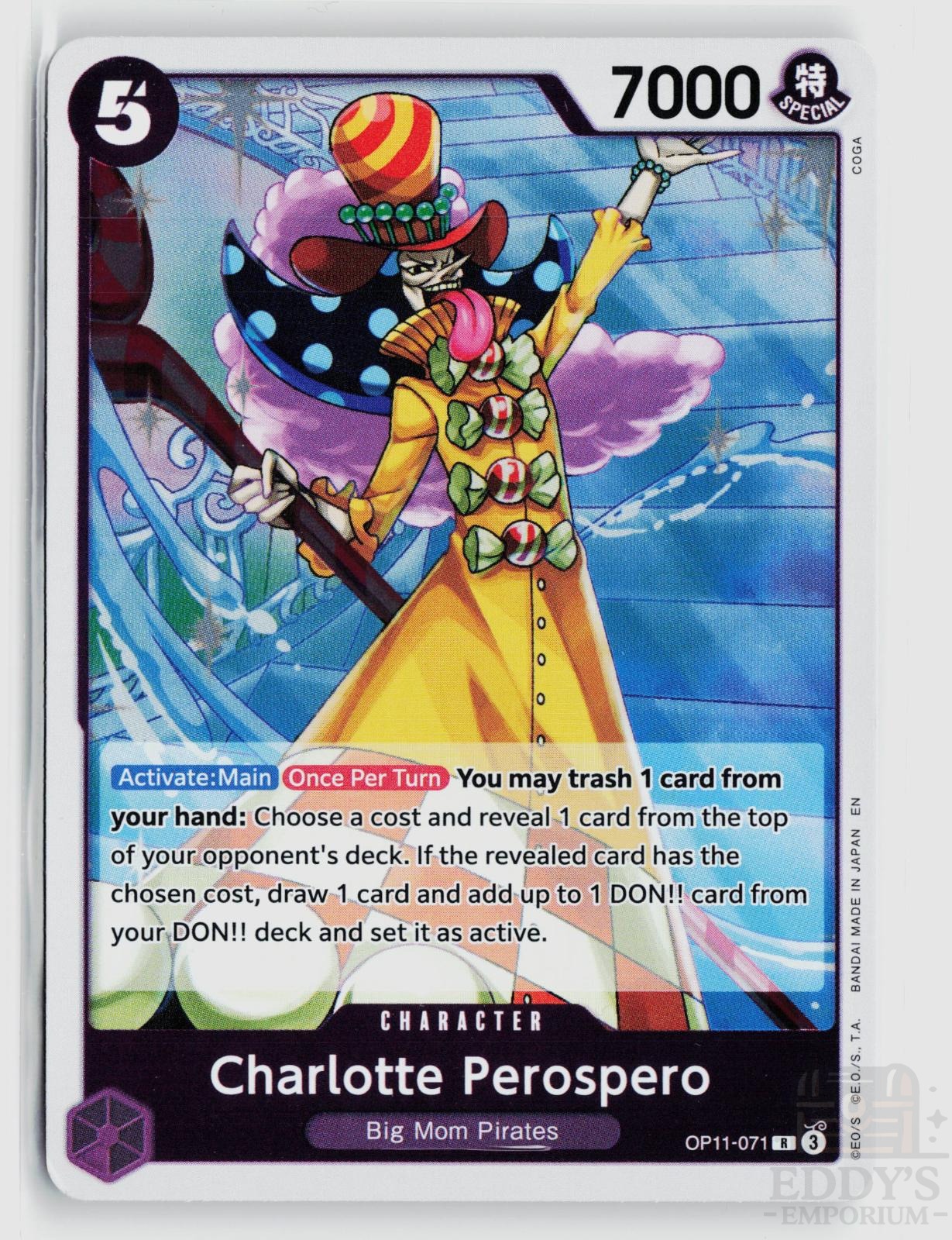 Charlotte Perospero OP11-071 A Fist of Divine Speed One Piece Foil Rare