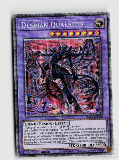 Despian Quaeritis (Starlight Rare) RA05-EN036 Yu-Gi-Oh Rarity Collection 5