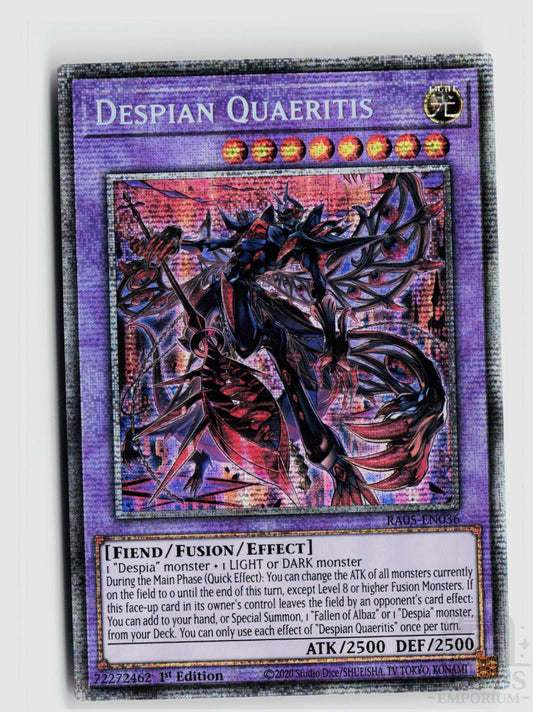 Despian Quaeritis (Starlight Rare) RA05-EN036 Yu-Gi-Oh Rarity Collection 5