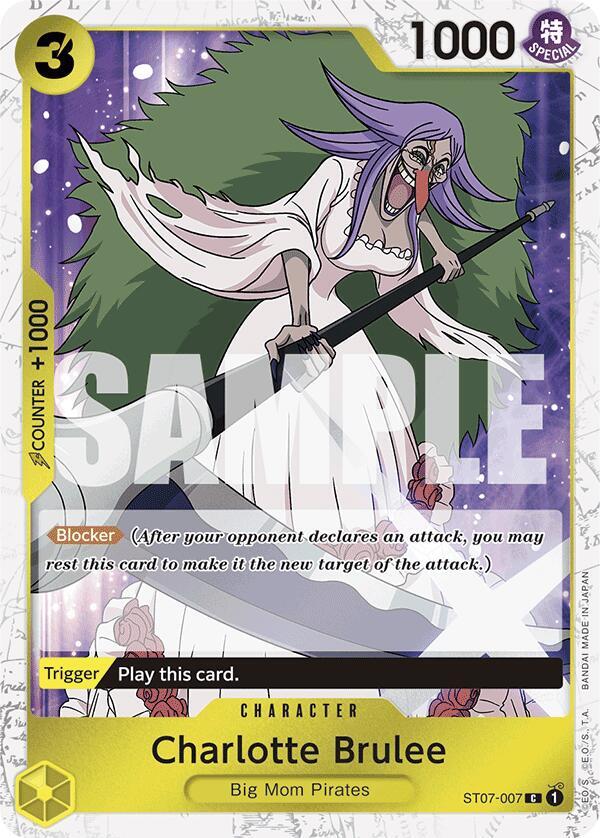 Charlotte Brulee (Jolly Roger Foil) ST07-007 Premium Booster -The Best- One Piece
