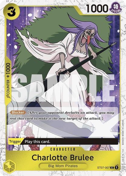 Charlotte Brulee (Jolly Roger Foil) ST07-007 Premium Booster -The Best- One Piece