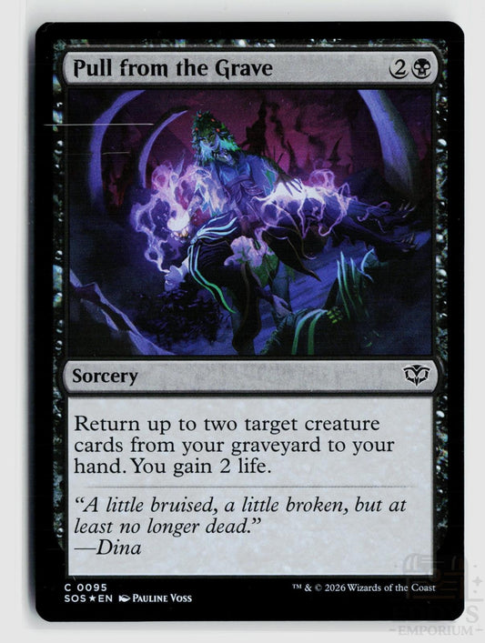 Pull from the Grave 95 Secrets of Strixhaven Magic: The Gathering Foil Common