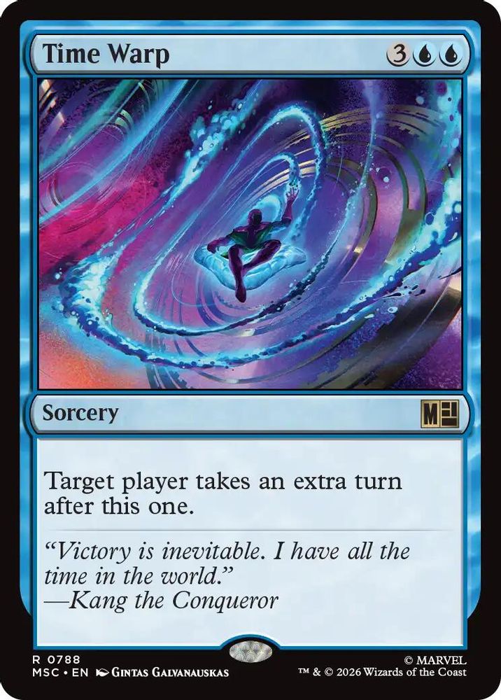Time Warp 788 Commander: Marvel Super Heroes Magic: The Gathering