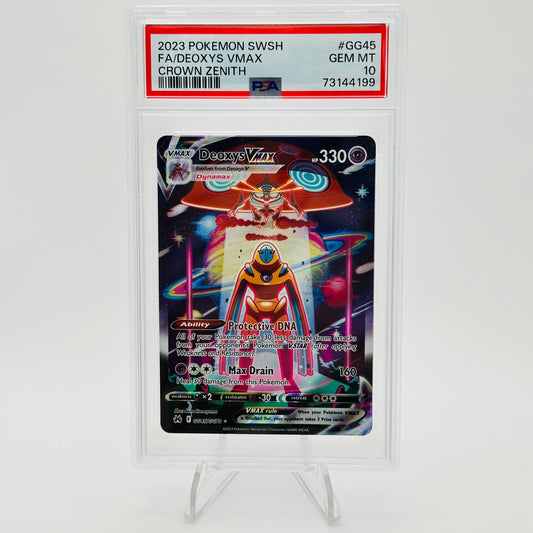 Deoxys VMAX - GG45/GG70 - Crown Zenith - PSA 10