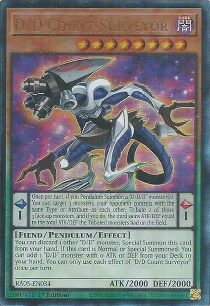 D/D Count Surveyor (PUR) RA05-EN034 Yu-Gi-Oh Rarity Collection 5