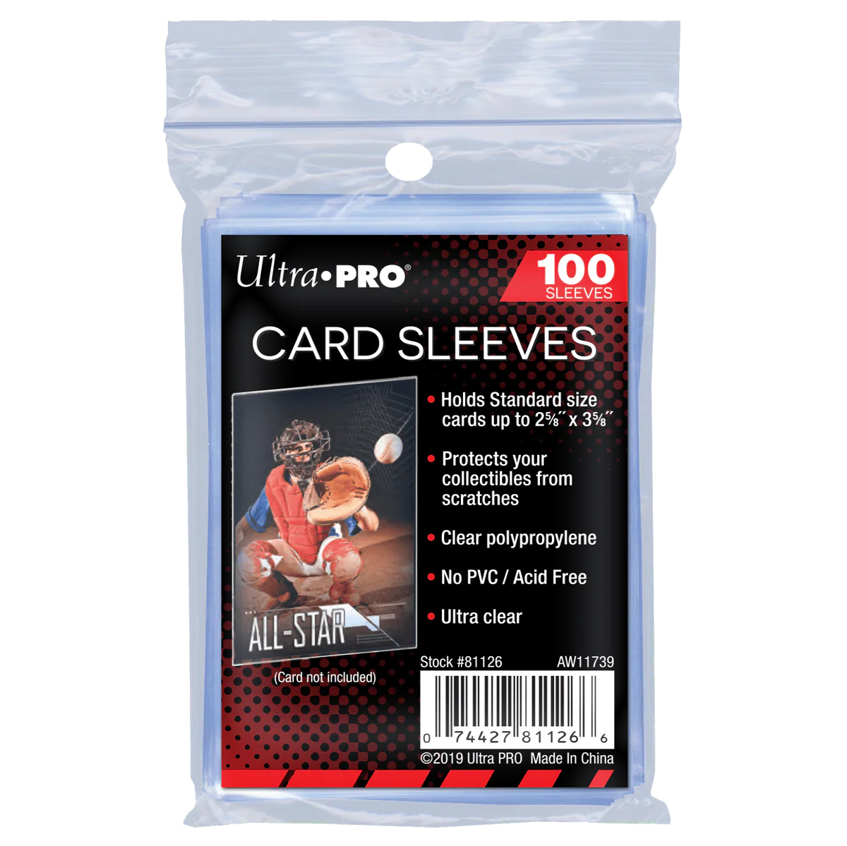 Ultra Pro 2.5" x 3.5" Clear Regular Soft Penny Sleeves (100 Sleeves)