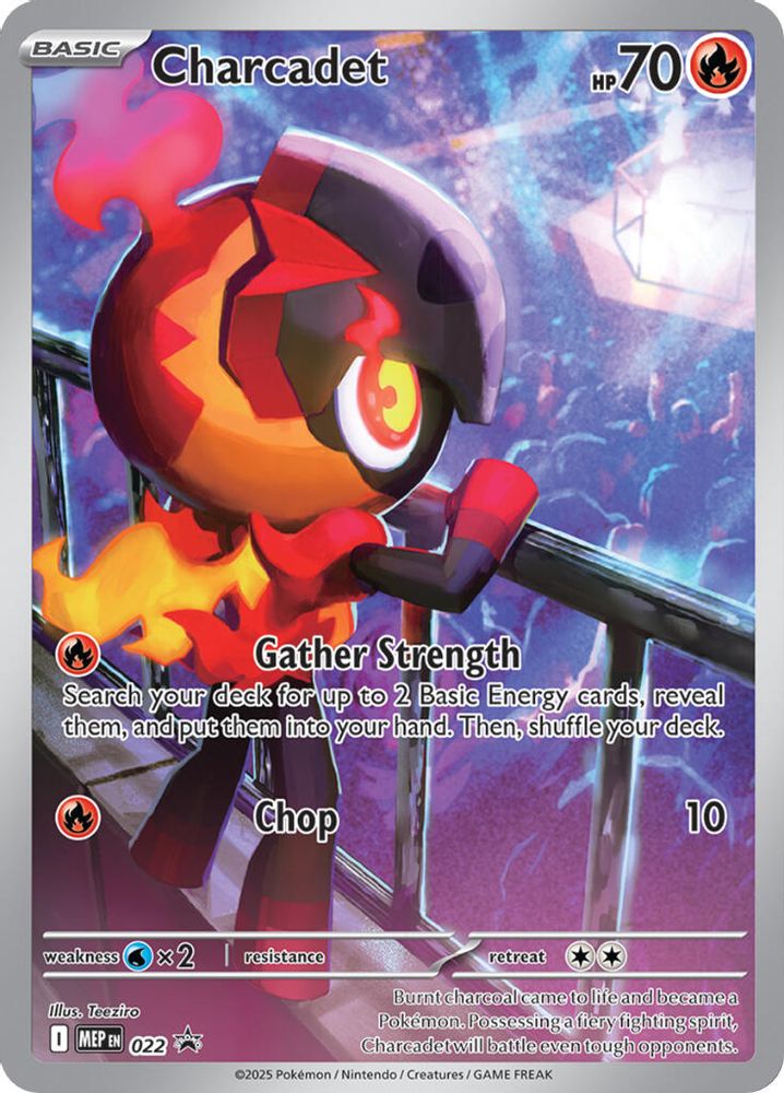 Charcadet 022 ME: Mega Evolution Promo Pokemon Holo Promo