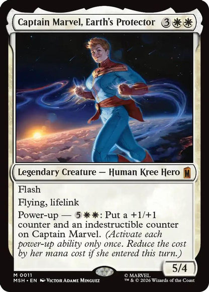 Captain Marvel, Earth's Protector 11 Marvel Super Heroes Magic: The Gathering