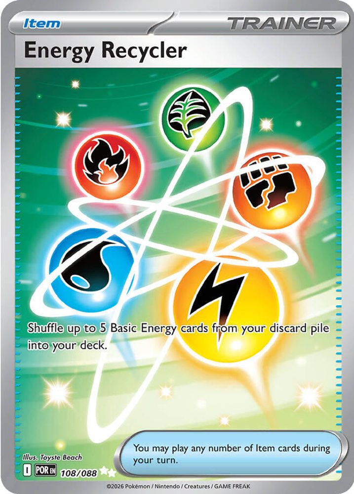Energy Recycler 108/088 Perfect Order Pokemon Holo Ultra Rare