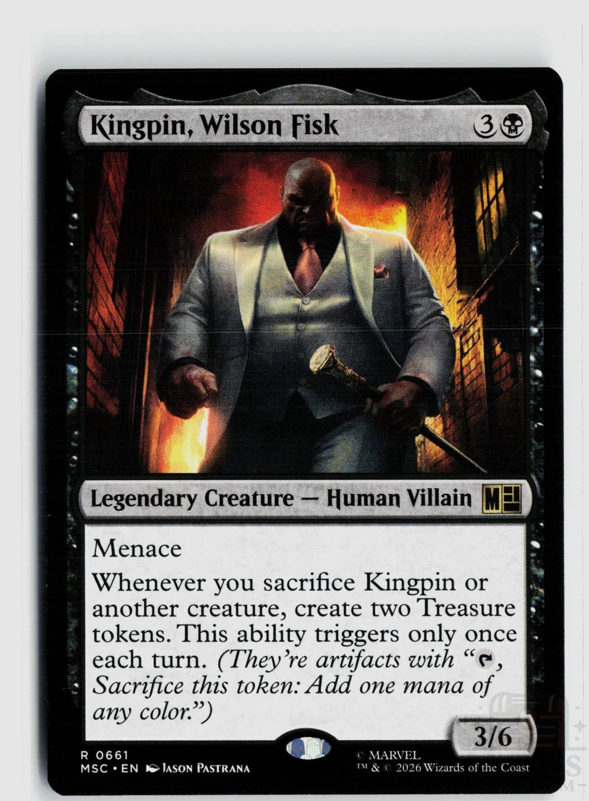 Kingpin, Wilson Fisk 661 Commander: Marvel Super Heroes Magic: The Gathering