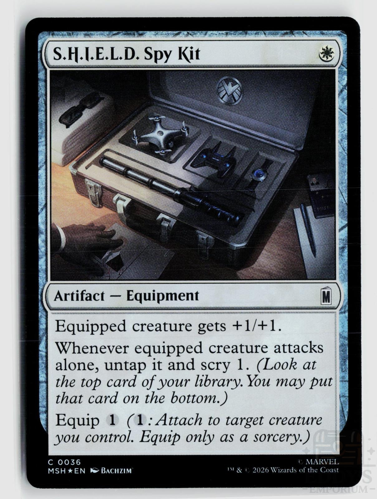 S.H.I.E.L.D. Spy Kit 36 Marvel Super Heroes Magic: The Gathering Foil