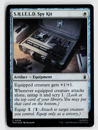 S.H.I.E.L.D. Spy Kit 36 Marvel Super Heroes Magic: The Gathering Foil