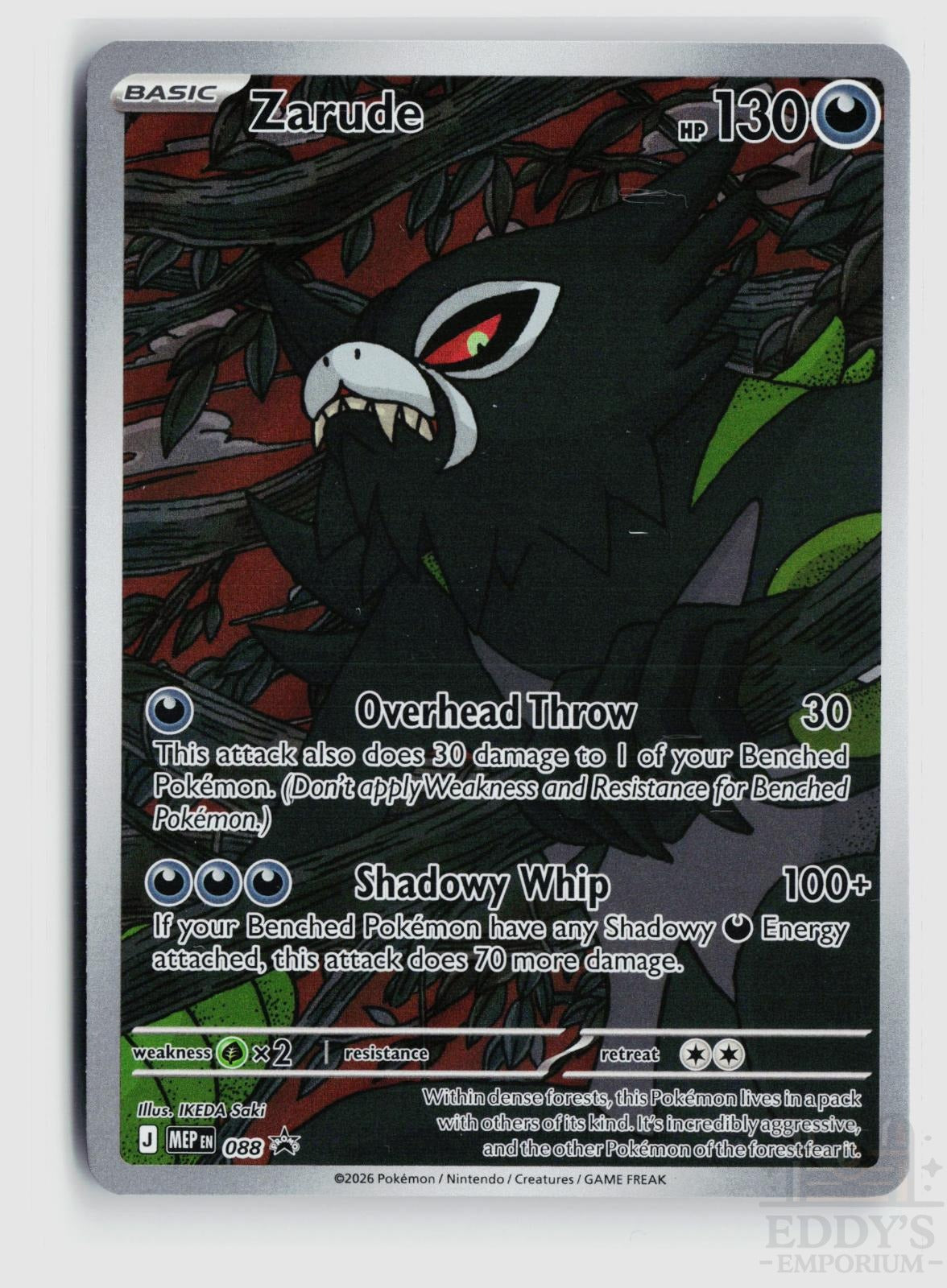 Zarude 088 ME: Mega Evolution Promo Pokemon Holo Promo