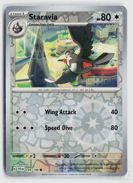 Staravia 149/198 Scarlet & Violet Pokemon Reverse Holo